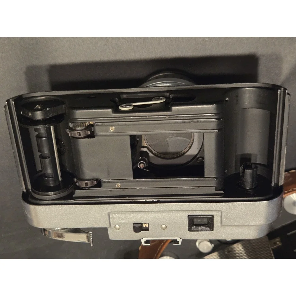Vintage Argus C44 35mm Film Camera w/California Saddle Leather Case, EX+